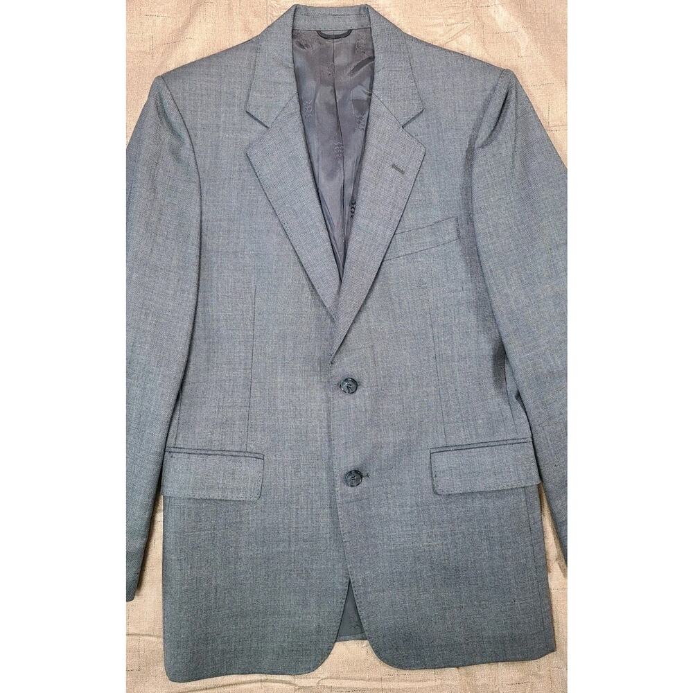 Vintage Ratner Blazer Mens Chest 36" Length 30.5" Sport Coat 1970's Blue